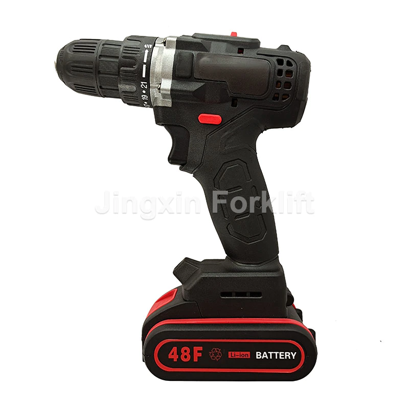 Lithium power tools Lithium Electric Hand Drill 48V brushless double speed automatic rechargeable